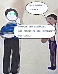 Vampire und Werwölfe, die Ermittler der Unterwelt! Der Comic! - H. Simone - E-Book