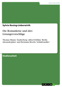 Die Romankrise und drei Lösungsvorschläge - Sylvia Rexing-Lieberwirth - E-Book