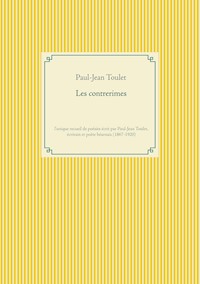 Les contrerimes - Paul-Jean Toulet - E-Book