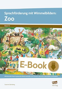 Sprachförderung mit Wimmelbildern: Zoo - Susanne Salvisberg - E-Book