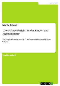 „Die Schneekönigin“ in der Kinder- und Jugendliteratur - Marita Kriesel - E-Book