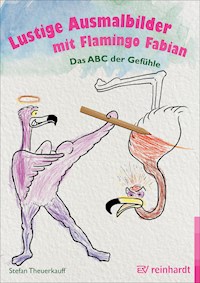 Lustige Ausmalbilder mit Flamingo Fabian - Barbara Baumgarten - E-Book