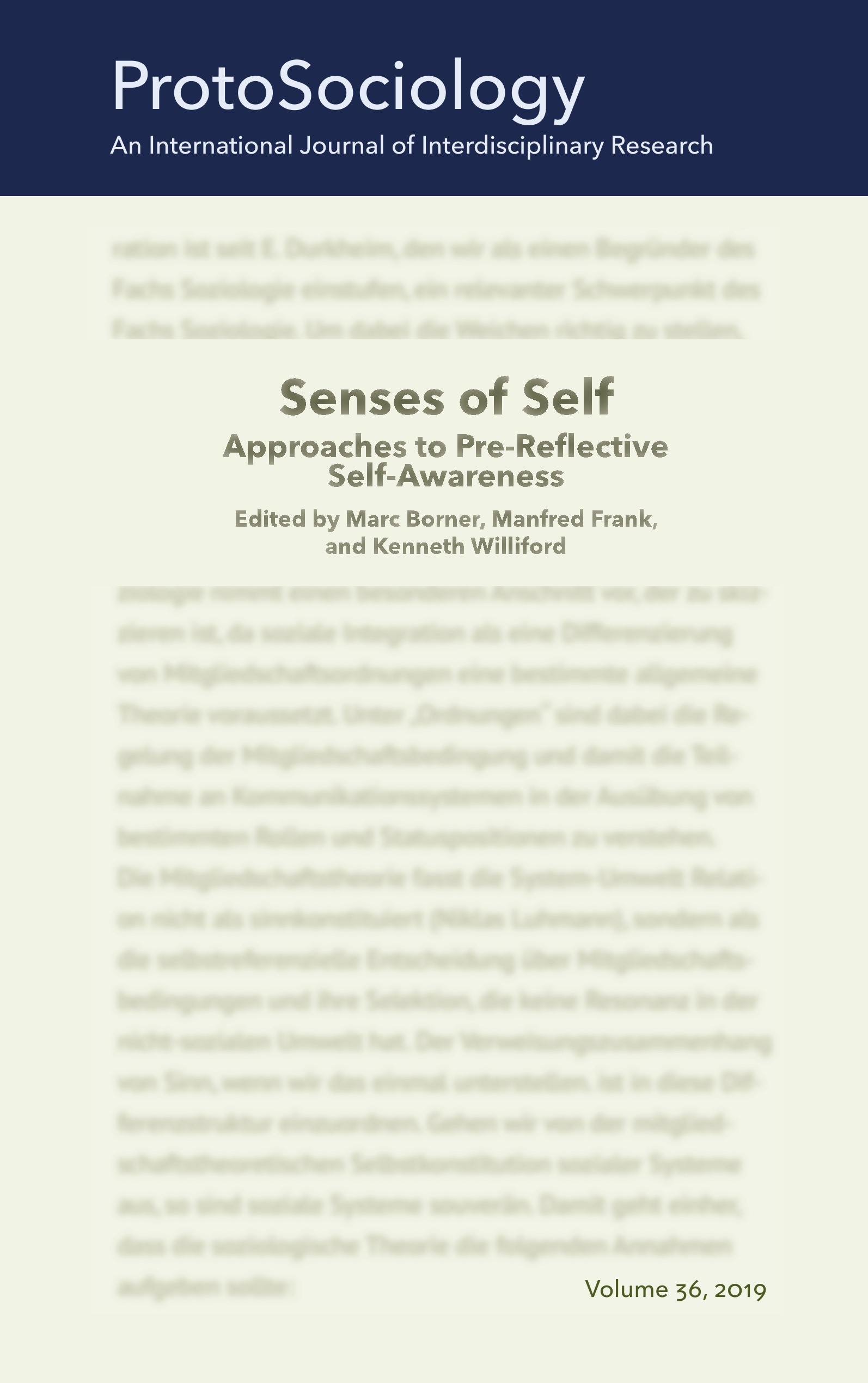 Senses of Self: Approaches to Pre-Reflective Self-Awareness - - E-Book