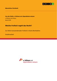 Welche Freiheit regelt das Recht? - Maximilian Strietholt - E-Book