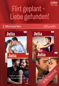 Flirt geplant - Liebe gefunden! (2 heiße Miniserien) - KELLY HUNTER - E-Book