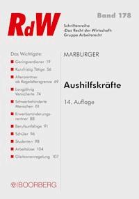 Aushilfskräfte - Horst Marburger - E-Book
