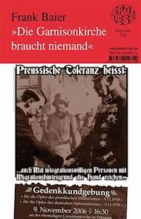"Die Garnisonkirche braucht niemand" - Frank Bayer - E-Book