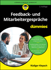 Feedback- und Mitarbeitergespräch für Dummies - Rudiger Klepsch - E-Book