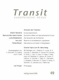 Transit 49. Europäische Revue - Luiza Bialasiecwicz - E-Book