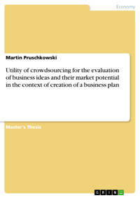 Utility of crowdsourcing for the evaluation of business ideas and their market potential in the context of creation of a business plan - Martin Pruschkowski - E-Book