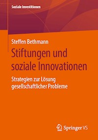 Stiftungen und soziale Innovationen - Steffen Bethmann - E-Book