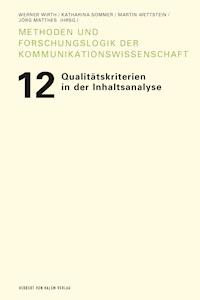 Qualitätskriterien in der Inhaltsanalyse -  - E-Book