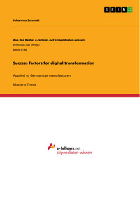 Success factors for digital transformation - Johannes Schmidt - E-Book