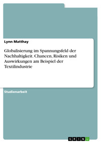 Globalisierung im Spannungsfeld der Nachhaltigkeit. Chancen, Risiken und Auswirkungen am Beispiel der Textilindustrie - Lynn Matthay - E-Book