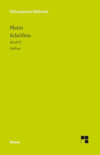 Schriften. Band VI. Indices - Plotin - E-Book