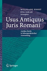 Usus Antiquus Juris Romani - - E-Book