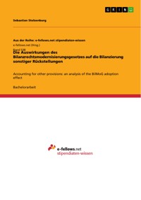 Die Auswirkungen des Bilanzrechtsmodernisierungsgesetzes auf die Bilanzierung sonstiger Rückstellungen - Sebastian Stolzenburg - E-Book
