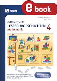 Differenzierte Lesespurgeschichten Mathematik 4 - Sandra Blomann - E-Book