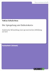 Die Spiegelung am Einheitskreis - Tobias Schulz-Hess - E-Book
