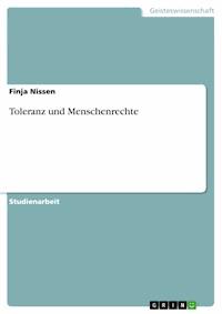 Toleranz und Menschenrechte - Finja Nissen - E-Book