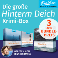 Die große Hinterm Deich Krimi-Box - Tod in der Marsch + Vom Himmel hoch + Mordlicht (Ungekürzt) - Hannes Nygaard - Hörbuch