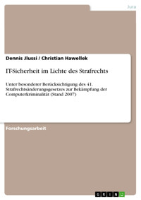 IT-Sicherheit im Lichte des Strafrechts - Dennis Jlussi - E-Book