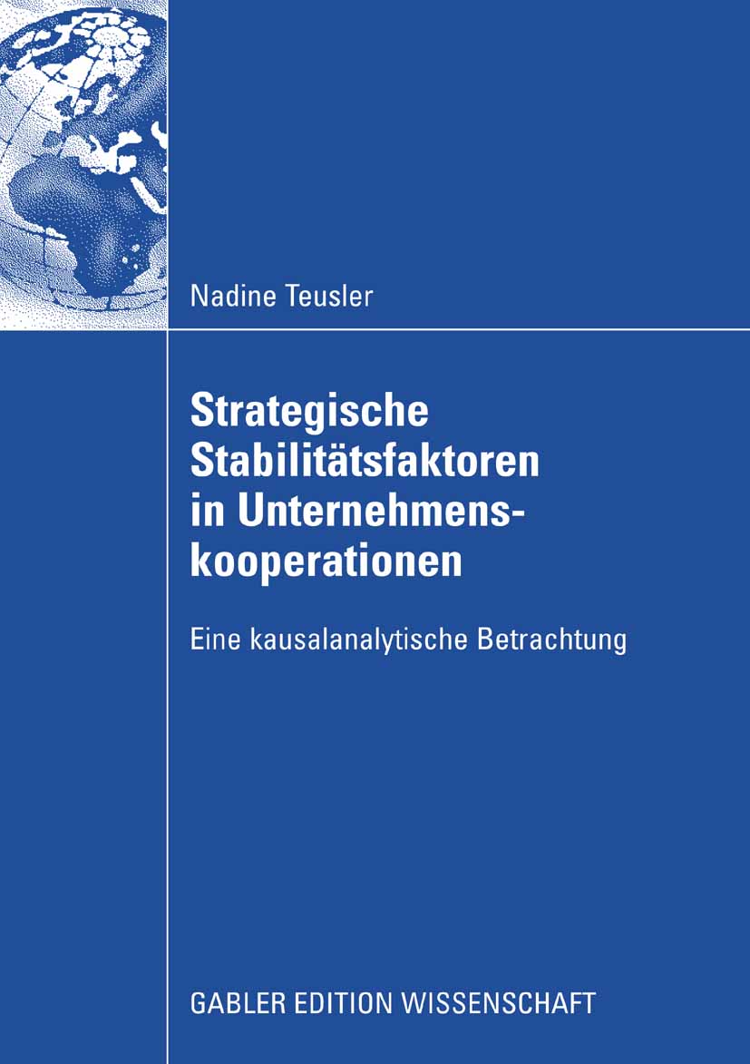 Strategische Stabilitätsfaktoren in Unternehmenskooperationen - Nadine Teusler - E-Book