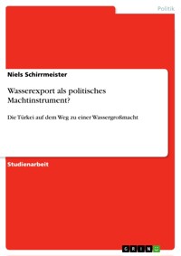Wasserexport als politisches Machtinstrument? - Niels Schirrmeister - E-Book
