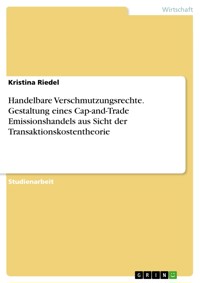 Handelbare Verschmutzungsrechte. Gestaltung eines Cap-and-Trade Emissionshandels aus Sicht der Transaktionskostentheorie - Kristina Riedel - E-Book