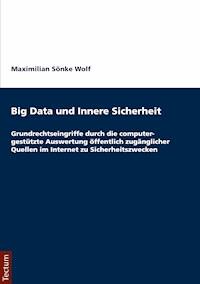 Big Data und Innere Sicherheit - Maximilian Sönke Wolf - E-Book