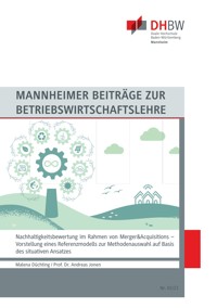 Nachhaltigkeitsbewertung im Rahmen von Merger&Acquisitions - Malena Düchting - E-Book