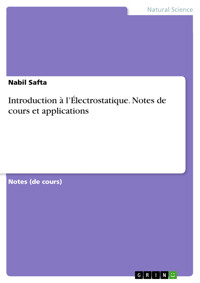 Introduction à l’Électrostatique. Notes de cours et applications - Nabil Safta - E-Book