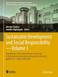 Sustainable Development and Social Responsibility—Volume 1 - - E-Book