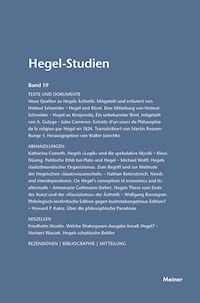 Hegel-Studien Band 19 -  - E-Book