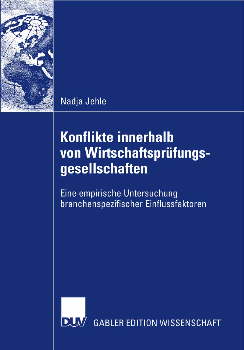 Konflikte innerhalb von Wirtschaftsprüfungsgesellschaften - Nadja Jehle - E-Book