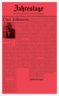 Jahrestage 2 - Uwe Johnson - E-Book