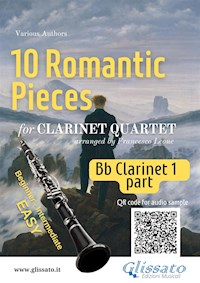 Bb Clarinet 1 part of "10 Romantic Pieces" for Clarinet Quartet - Johannes Brahms - E-Book