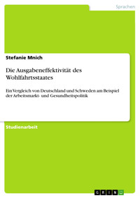 Die Ausgabeneffektivität des Wohlfahrtsstaates - Stefanie Mnich - E-Book