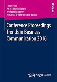 Conference Proceedings Trends in Business Communication 2016 -  - E-Book