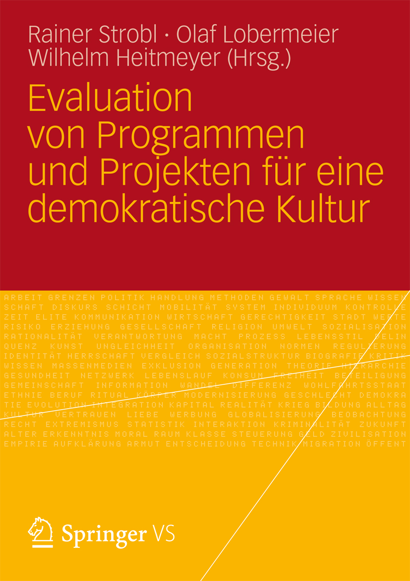 Evaluation von Programmen und Projekten für eine demokratische Kultur - - E-Book