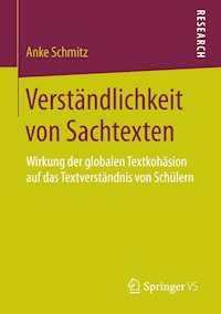 Verständlichkeit von Sachtexten - Anke Schmitz - E-Book