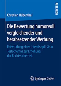 Die Bewertung humorvoll vergleichender und herabsetzender Werbung - Christian Hübenthal - E-Book