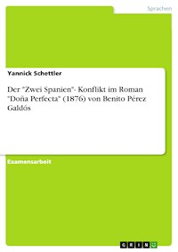 Der "Zwei Spanien"- Konflikt im Roman "Doña Perfecta" (1876) von Benito Pérez Galdós - Yannick Schettler - E-Book