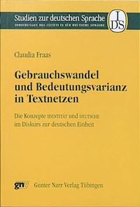 Gebrauchswandel und Bedeutungsvarianz in Textnetzen - Claudia Fraas - E-Book