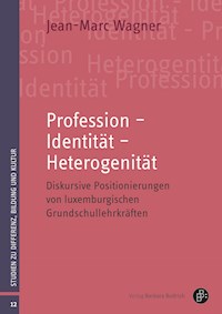 Profession – Identität – Heterogenität - Jean-Marc Wagner - E-Book