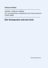Der Komponist und sein Amt - Dietmar Ströbel - E-Book