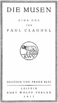 Die Musen Eine Ode - Paul, Claudel - kostenlos E-Book