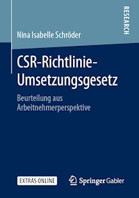 CSR-Richtlinie-Umsetzungsgesetz - Nina Isabelle Schröder - E-Book