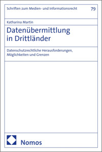 Datenübermittlung in Drittländer - Katharina Martin - E-Book