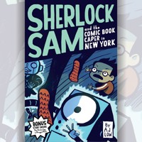 Sherlock Sam and the Comic Book Caper in New York - A.J. Low - Hörbuch